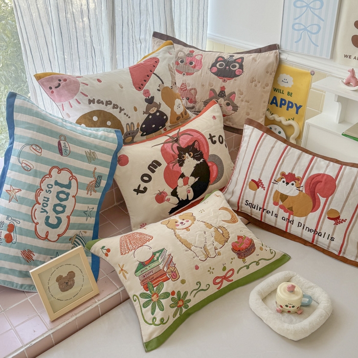 91家纺网 家纺一手货源 找家纺 （总）朴尔家纺-毛巾被 2026新款多彩八层全棉纯棉加厚纱布枕巾