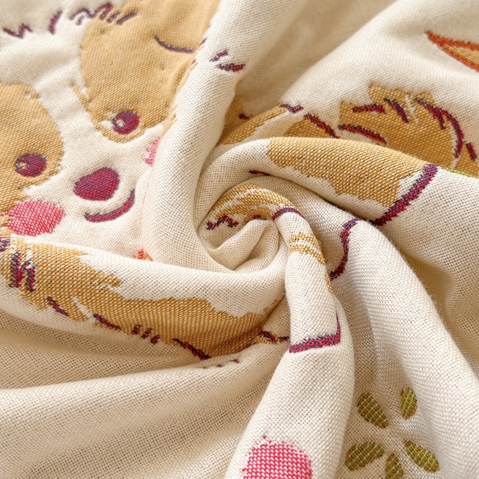 91家纺网 家纺一手货源 找家纺 朴尔家纺-毛巾被 2026新款多彩八层全棉纯棉加厚纱布枕巾 缤纷派对