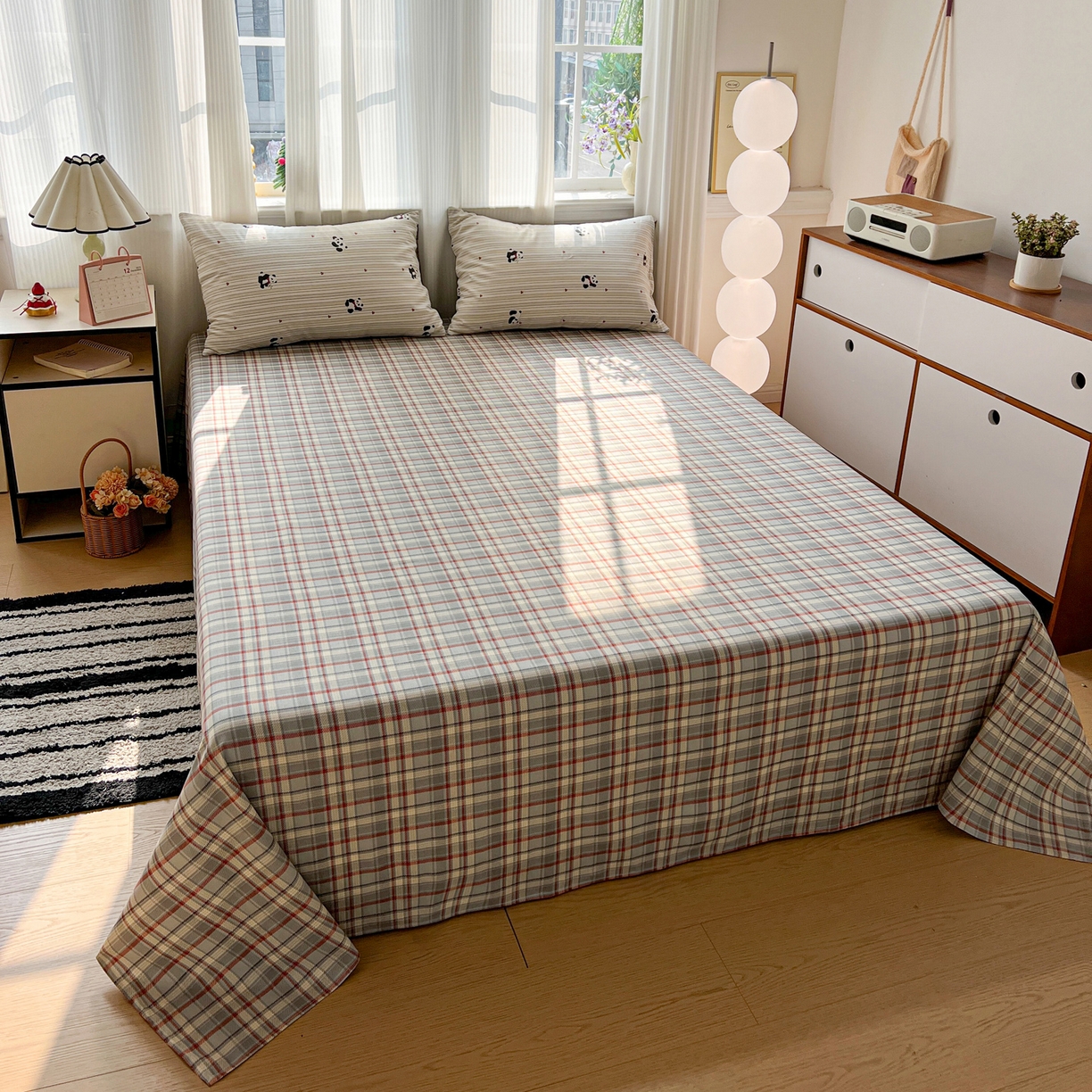 91家纺网 家纺一手货源 找家纺 （总）盛馨家纺 2026年开学季春夏新品小清新全棉学生三件套四件套床笠四件套跑量款