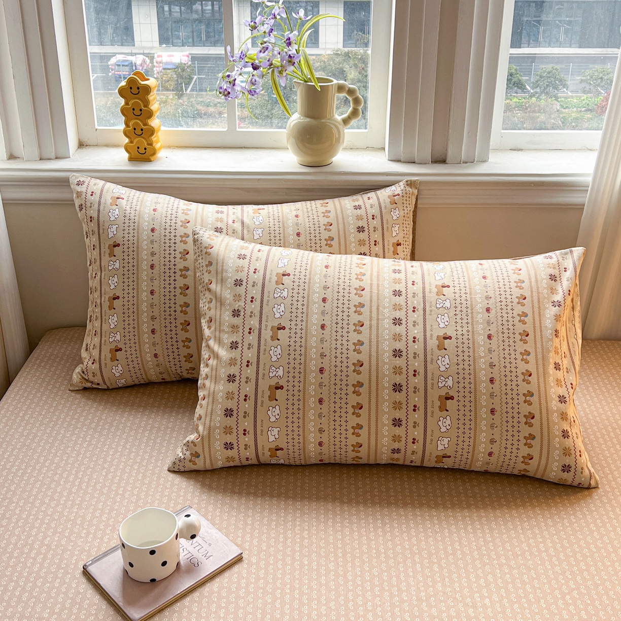 91家纺网 家纺一手货源 找家纺 盛馨家纺 2026年开学季春夏新品小清新全棉学生三件套四件套床笠四件套跑量款 尼诺