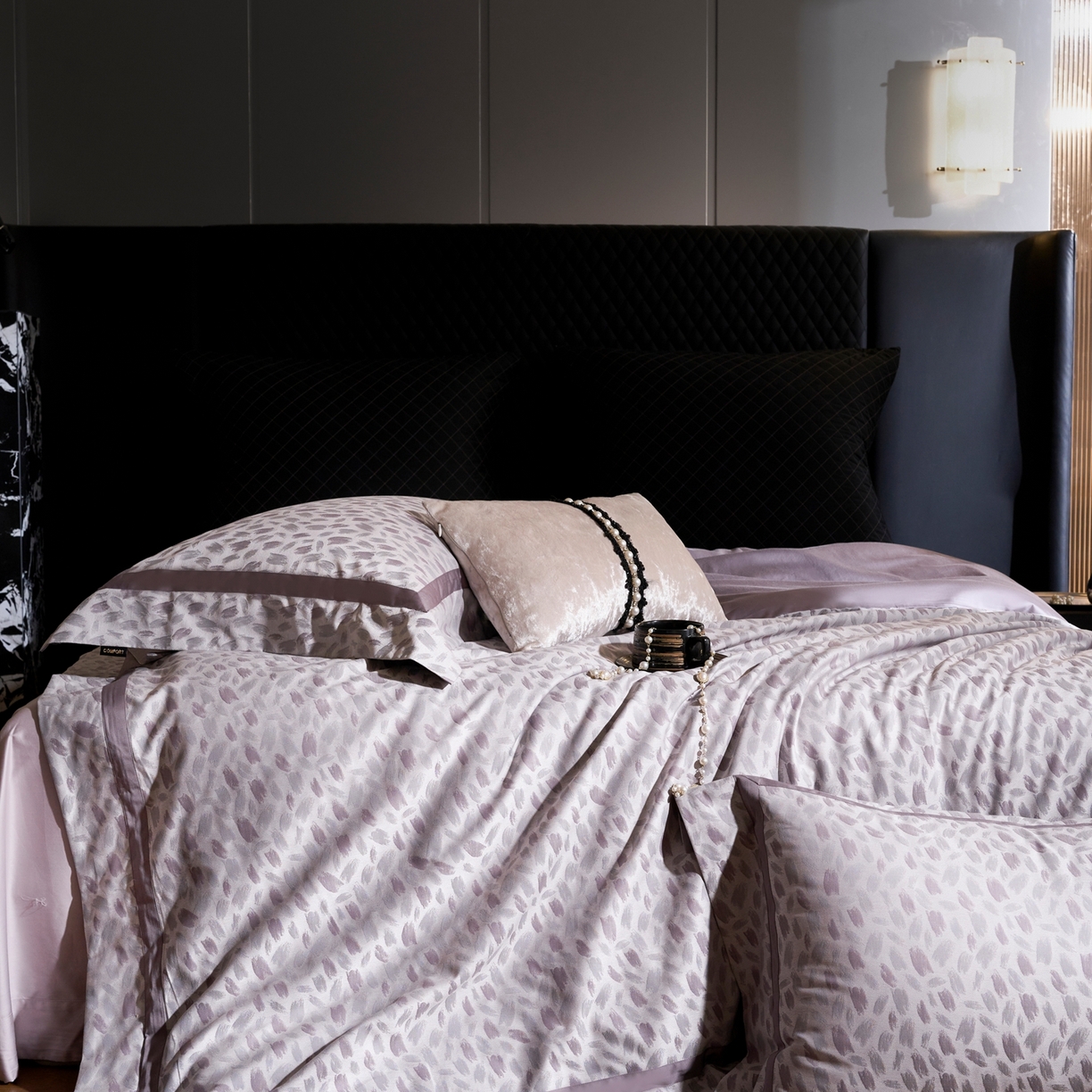 91家纺网 家纺一手货源 找家纺 （总）玖玖爱家纺 2026新款意式高奢色织大提花埃及棉系列四件套