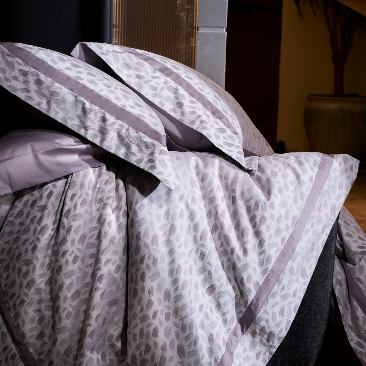 91家纺网 家纺一手货源 找家纺 （总）玖玖爱家纺 2026新款意式高奢色织大提花埃及棉系列四件套