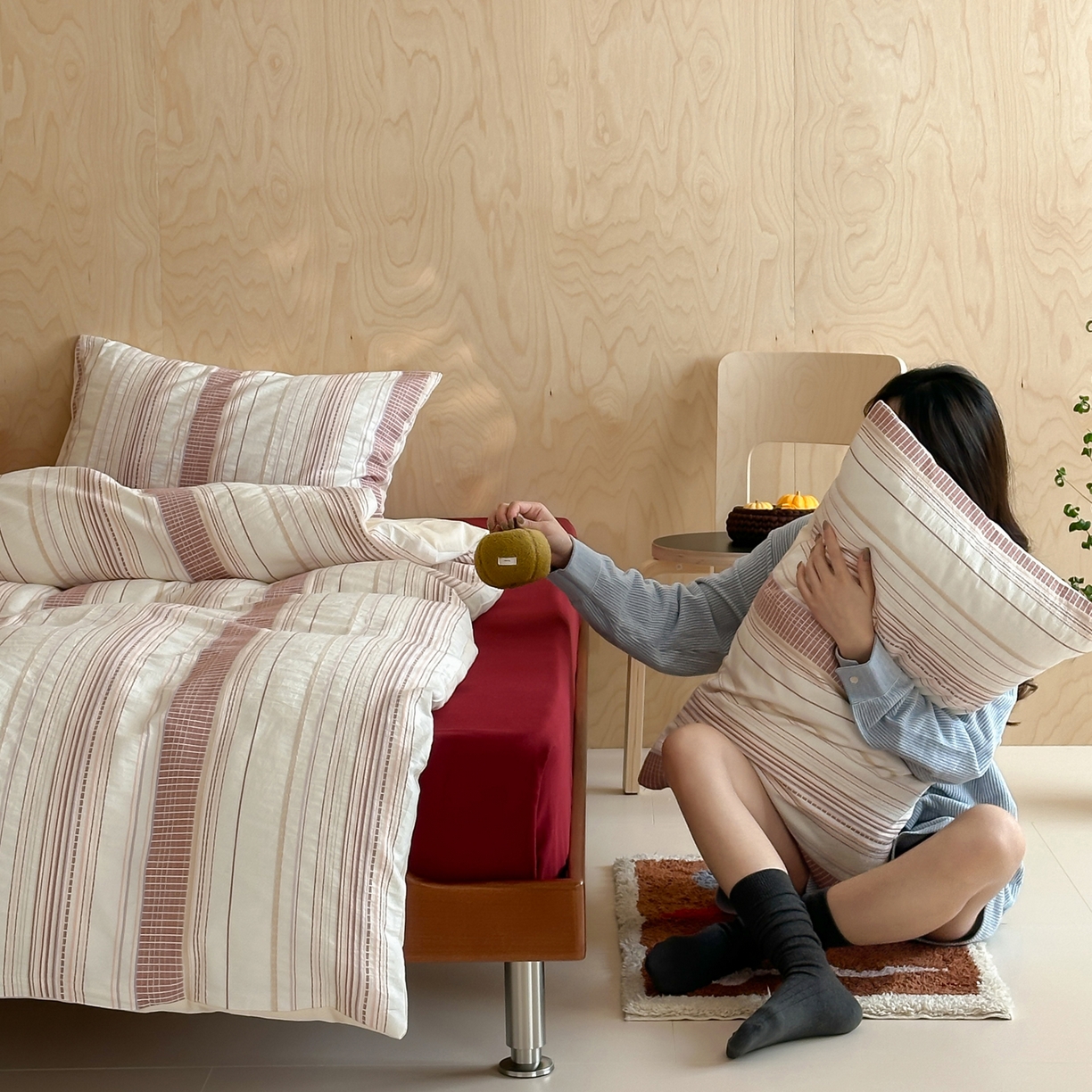 91家纺网 家纺一手货源 找家纺 （总）例外 2026新款全棉色织提花四件套--费尔岛小调（控价 小号卷后不得低于285 标准310 加大325)