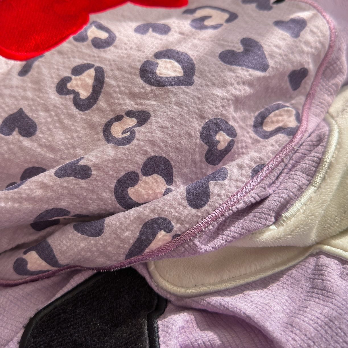 91家纺网 家纺一手货源 找家纺 初念 2026春夏新款泡芙莎贴布绣豹豹猫猫四件套 豹豹猫猫--紫