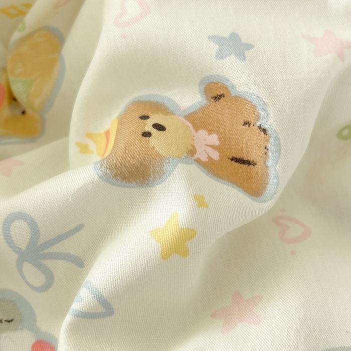 91家纺网 家纺一手货源 找家纺 盛馨家纺 2026年开学季春夏新品小清新全棉学生三件套四件套床笠四件套跑量款 安妮狗