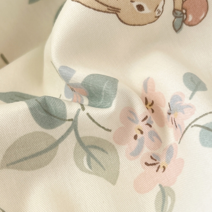 91家纺网 家纺一手货源 找家纺 盛馨家纺 2026年开学季春夏新品小清新全棉学生三件套四件套床笠四件套跑量款 春日小花