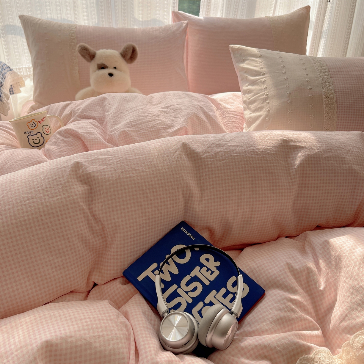 91家纺网 家纺一手货源 找家纺 （总）韩巢家纺 2026新款少女心蕾丝花边款四件套