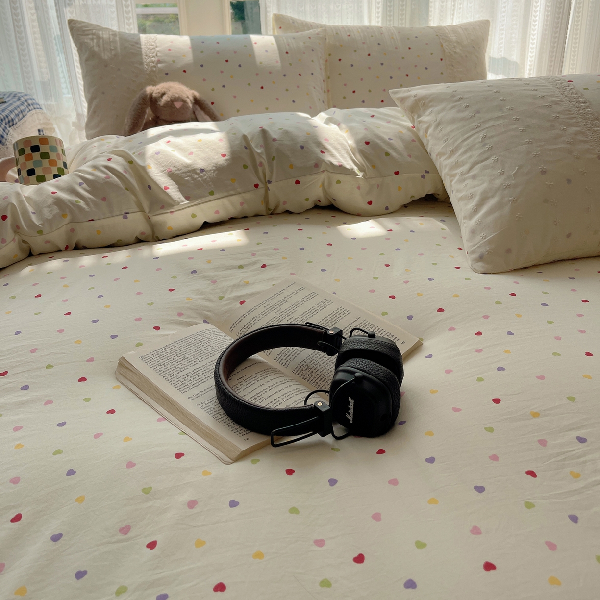 91家纺网 家纺一手货源 找家纺 韩巢家纺 2026新款少女心蕾丝花边款四件套 心动预演【蕾丝花边款】