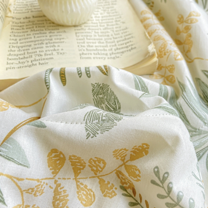 91家纺网 家纺一手货源 找家纺 憨豆家纺 2026新款双面全棉印花夏被可机洗小清新纯棉夏凉被薄被芯空调被子 花影轻颜