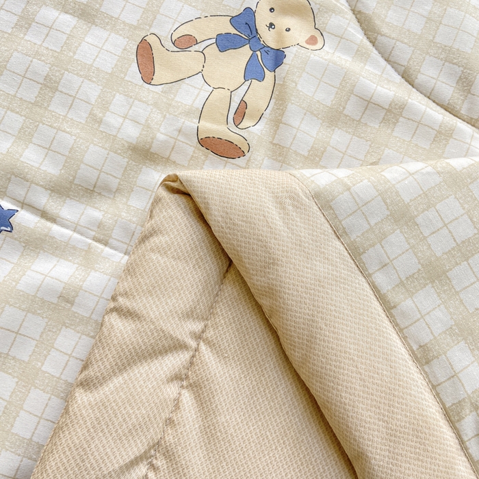 91家纺网 家纺一手货源 找家纺 憨豆家纺 2026新款双面全棉印花夏被可机洗小清新纯棉夏凉被薄被芯空调被子 卡布奇诺