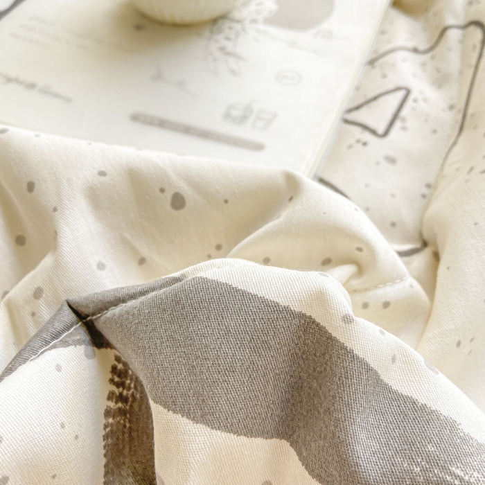 91家纺网 家纺一手货源 找家纺 憨豆家纺 2026新款双面全棉印花夏被可机洗小清新纯棉夏凉被薄被芯空调被子 蒙奇奇-米