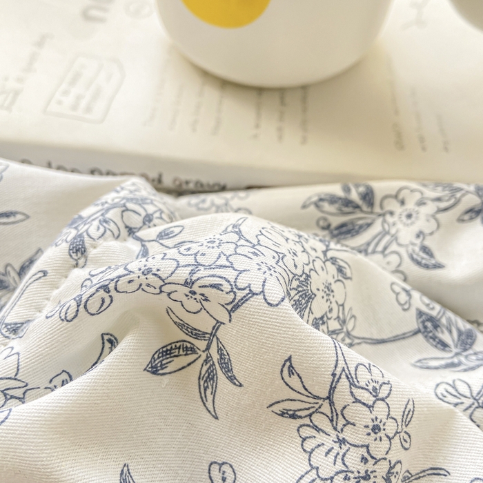 91家纺网 家纺一手货源 找家纺 憨豆家纺 2026新款双面全棉印花夏被可机洗小清新纯棉夏凉被薄被芯空调被子 墨兰