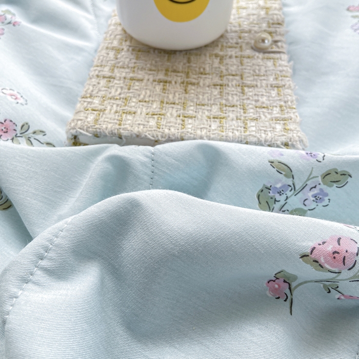 91家纺网 家纺一手货源 找家纺 憨豆家纺 2026新款双面全棉印花夏被可机洗小清新纯棉夏凉被薄被芯空调被子 甜蜜约会