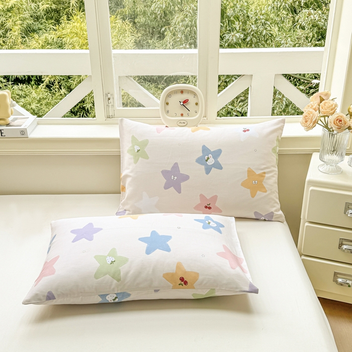 91家纺网 家纺一手货源 找家纺 憨豆家纺 2026新款双面全棉印花夏被可机洗小清新纯棉夏凉被薄被芯空调被子 星愿兔