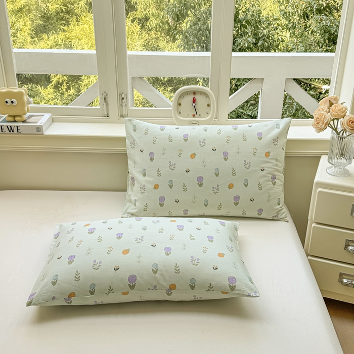 91家纺网 家纺一手货源 找家纺 憨豆家纺 2026新款双面全棉印花夏被可机洗小清新纯棉夏凉被薄被芯空调被子 郁金花园