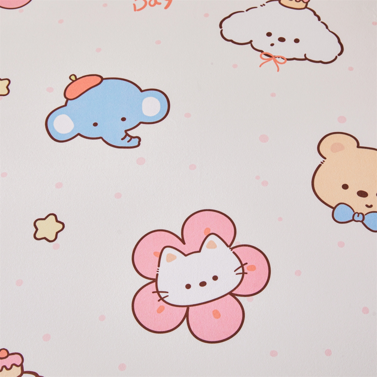 91家纺网 家纺一手货源 找家纺 女子家纺 2026春夏新款TPU防水隔尿床护垫床笠款印花小清新卡通儿童床垫保护套 防水床笠-猫咪花花