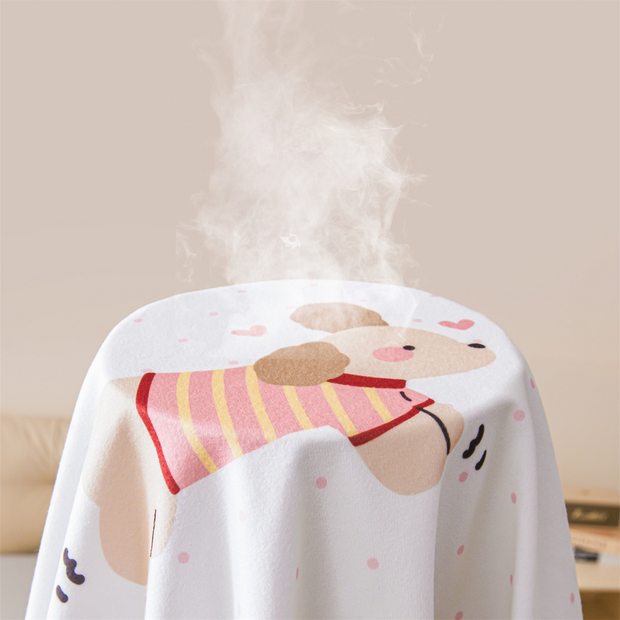 91家纺网 家纺一手货源 找家纺 女子家纺 2026春夏新款TPU防水隔尿床护垫床笠款印花小清新卡通儿童床垫保护套 防水床笠-条纹狗