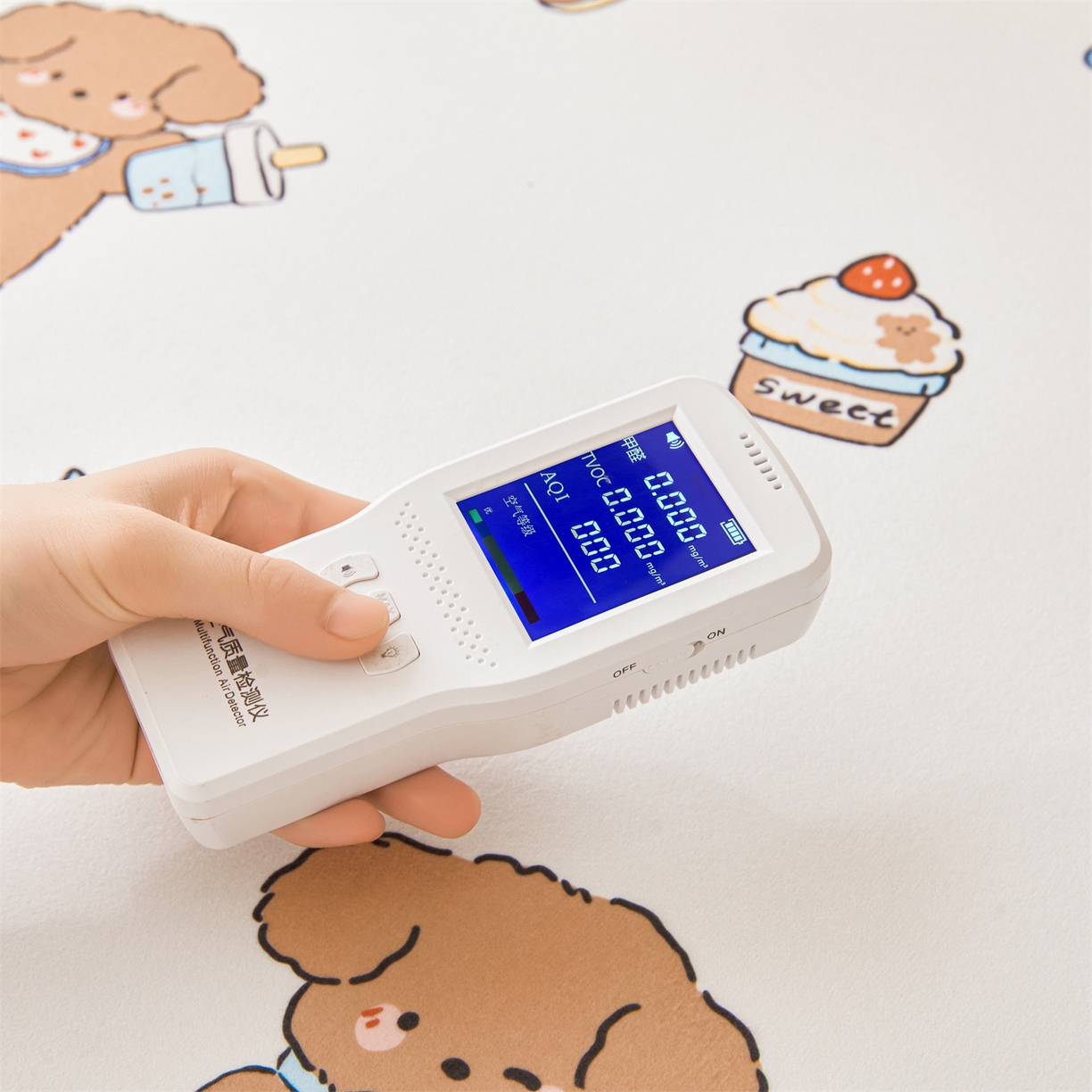 91家纺网 家纺一手货源 找家纺 女子家纺 2026春夏新款TPU防水隔尿床护垫床笠款印花小清新卡通儿童床垫保护套 防水床笠-吐司熊