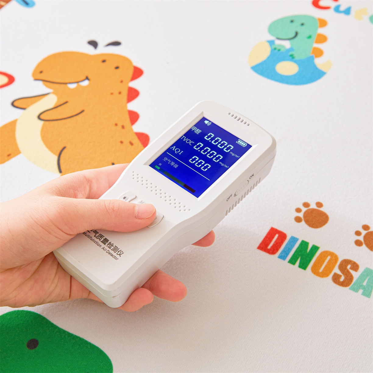 91家纺网 家纺一手货源 找家纺 女子家纺 2026春夏新款TPU防水隔尿床护垫床笠款印花小清新卡通儿童床垫保护套 防水床笠-小恐龙