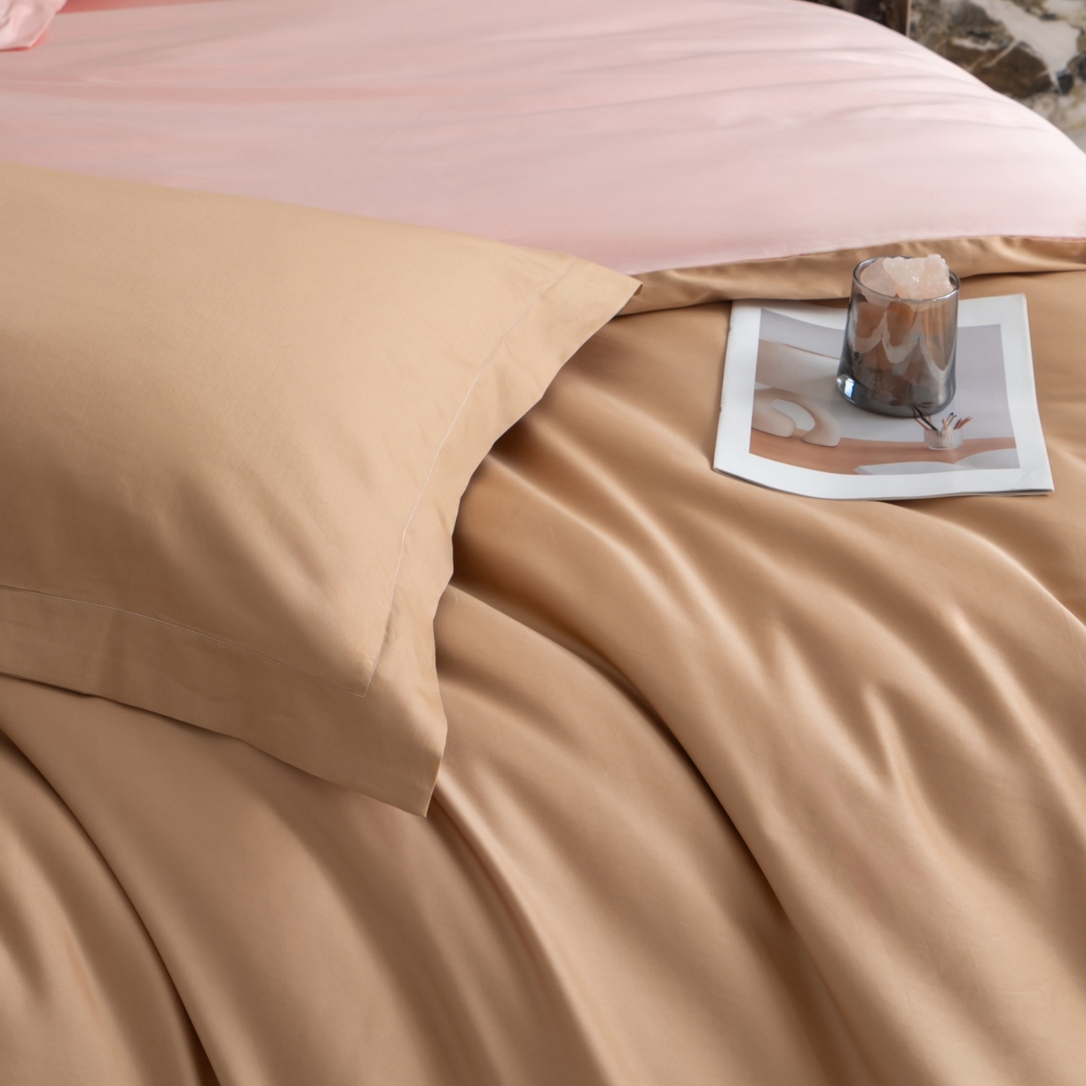 91家纺网 家纺一手货源 找家纺 凌云家纺 2026春夏新款A类100支长绒棉四件套-辉煌 礼盒装 提供买家秀  联系客服 辉煌（金玉）