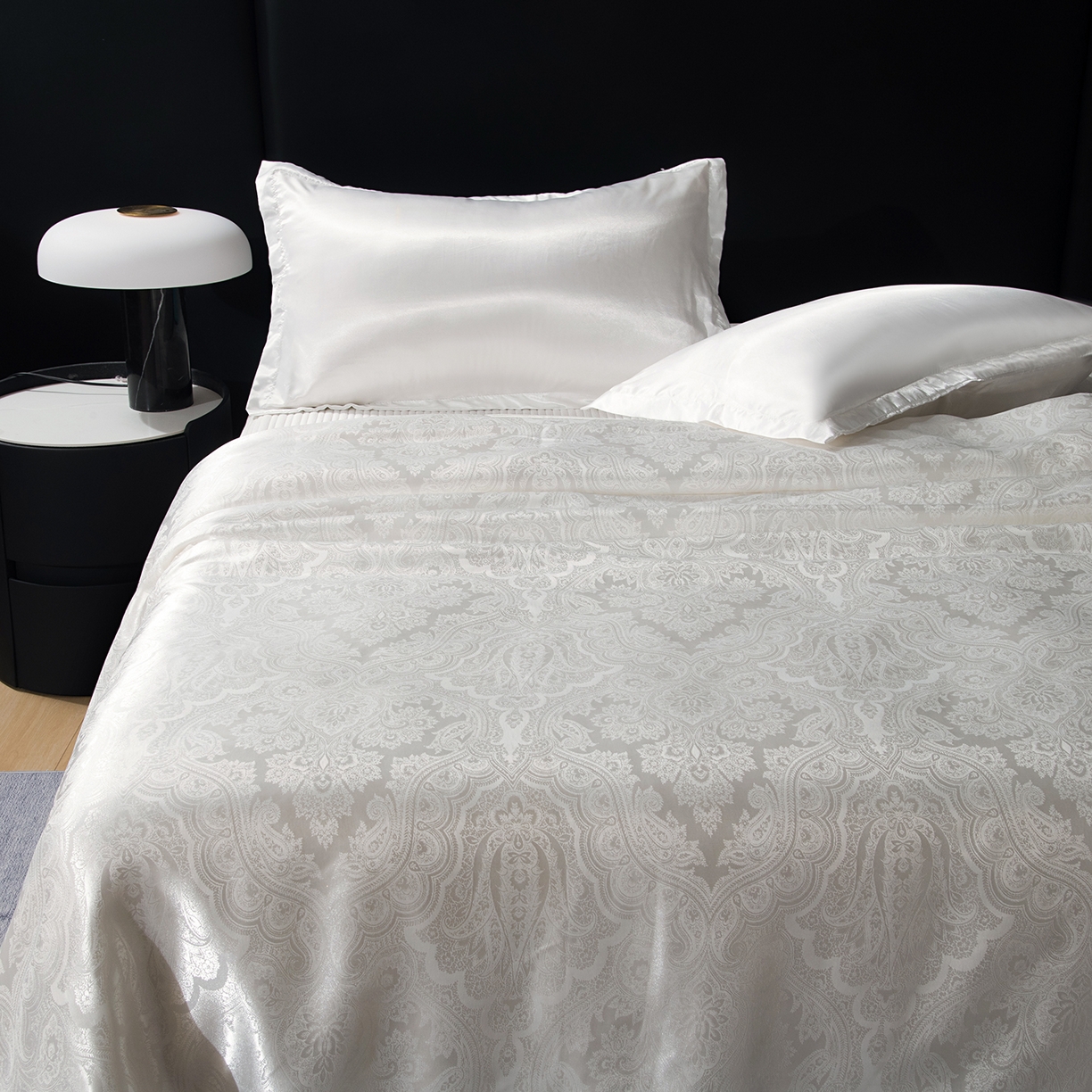 91家纺网 家纺一手货源 找家纺 （总）鑫田家纺 2026新款大提花100%蚕丝被柞蚕丝夏凉被春秋被冬被子母被礼品被夏被桑蚕丝被