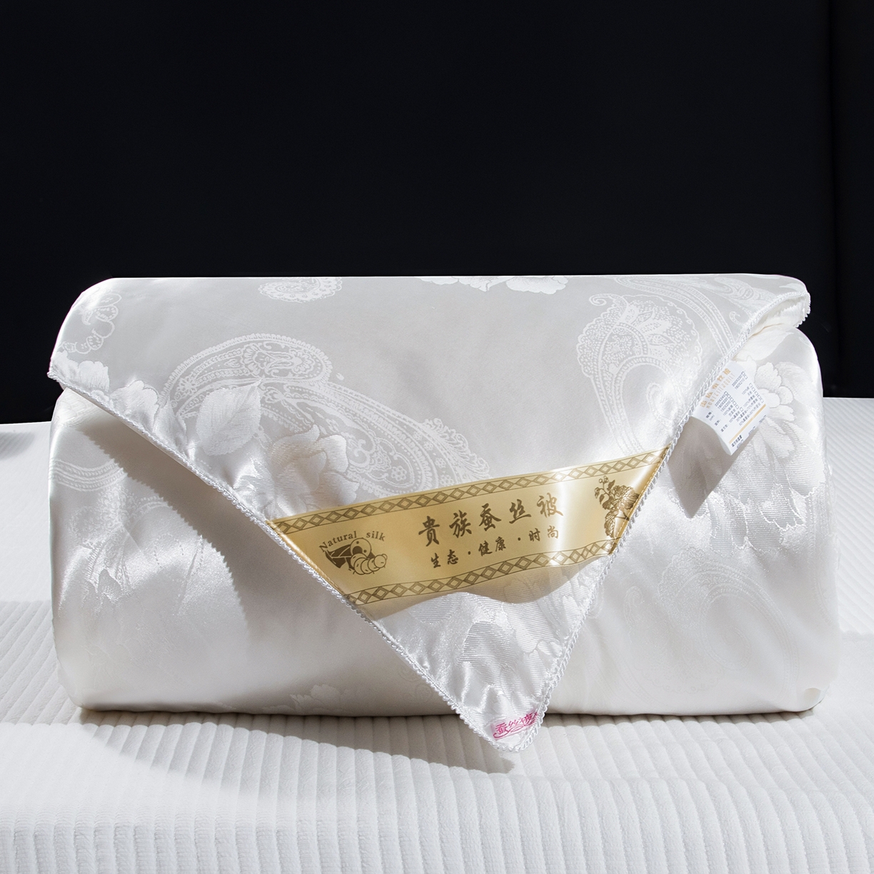91家纺网 家纺一手货源 找家纺 （总）鑫田家纺 2026新款100%蚕丝被柞蚕丝夏凉被牡丹花大提花春秋被冬被子母被礼品被夏被桑蚕丝被