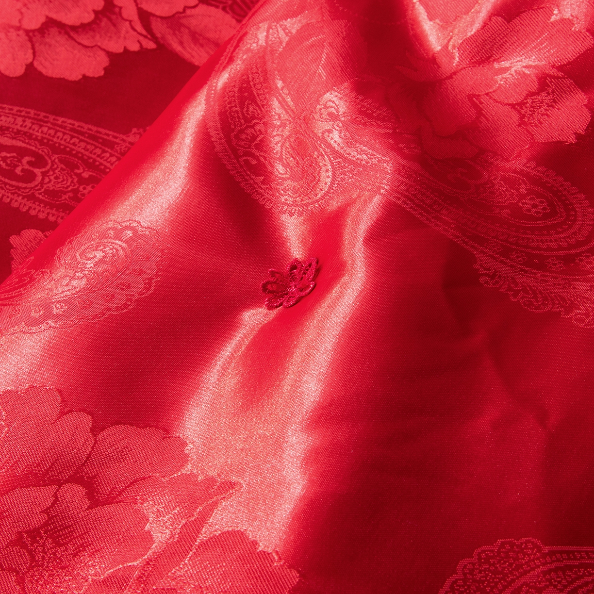 91家纺网 家纺一手货源 找家纺 鑫田家纺 2026新款100%蚕丝被柞蚕丝夏凉被牡丹花大提花春秋被冬被子母被礼品被夏被桑蚕丝被 牡丹花-红色