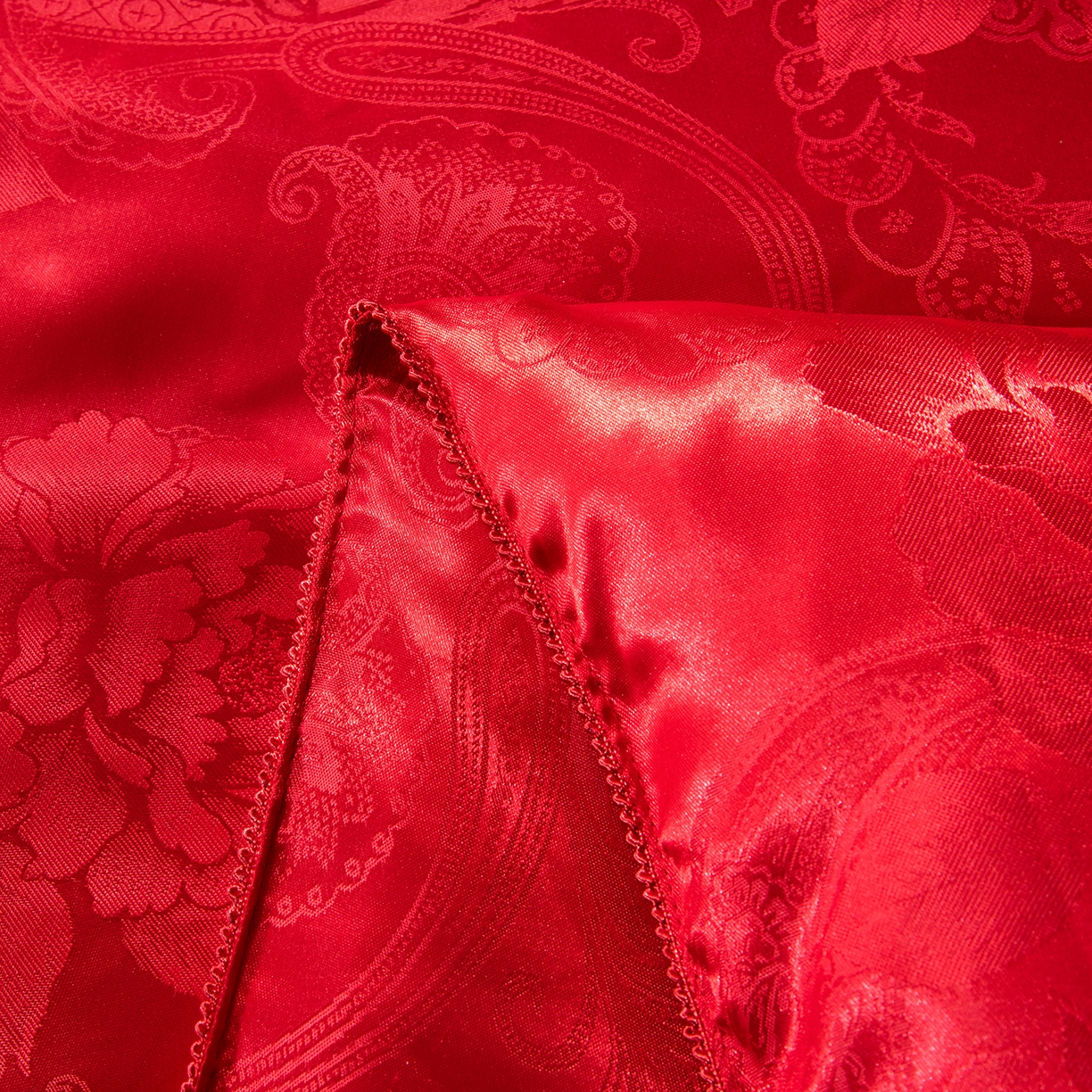 91家纺网 家纺一手货源 找家纺 鑫田家纺 2026新款100%蚕丝被柞蚕丝夏凉被牡丹花大提花春秋被冬被子母被礼品被夏被桑蚕丝被 牡丹花-红色