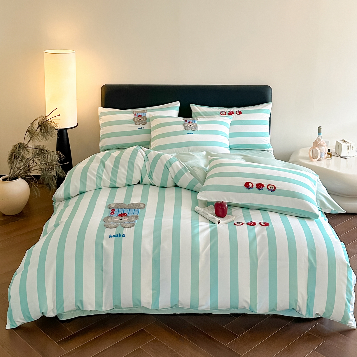 91家纺网 家纺一手货源 找家纺 （总）蓝邻家纺 2026新款50s全棉长绒棉刺绣四件套系列