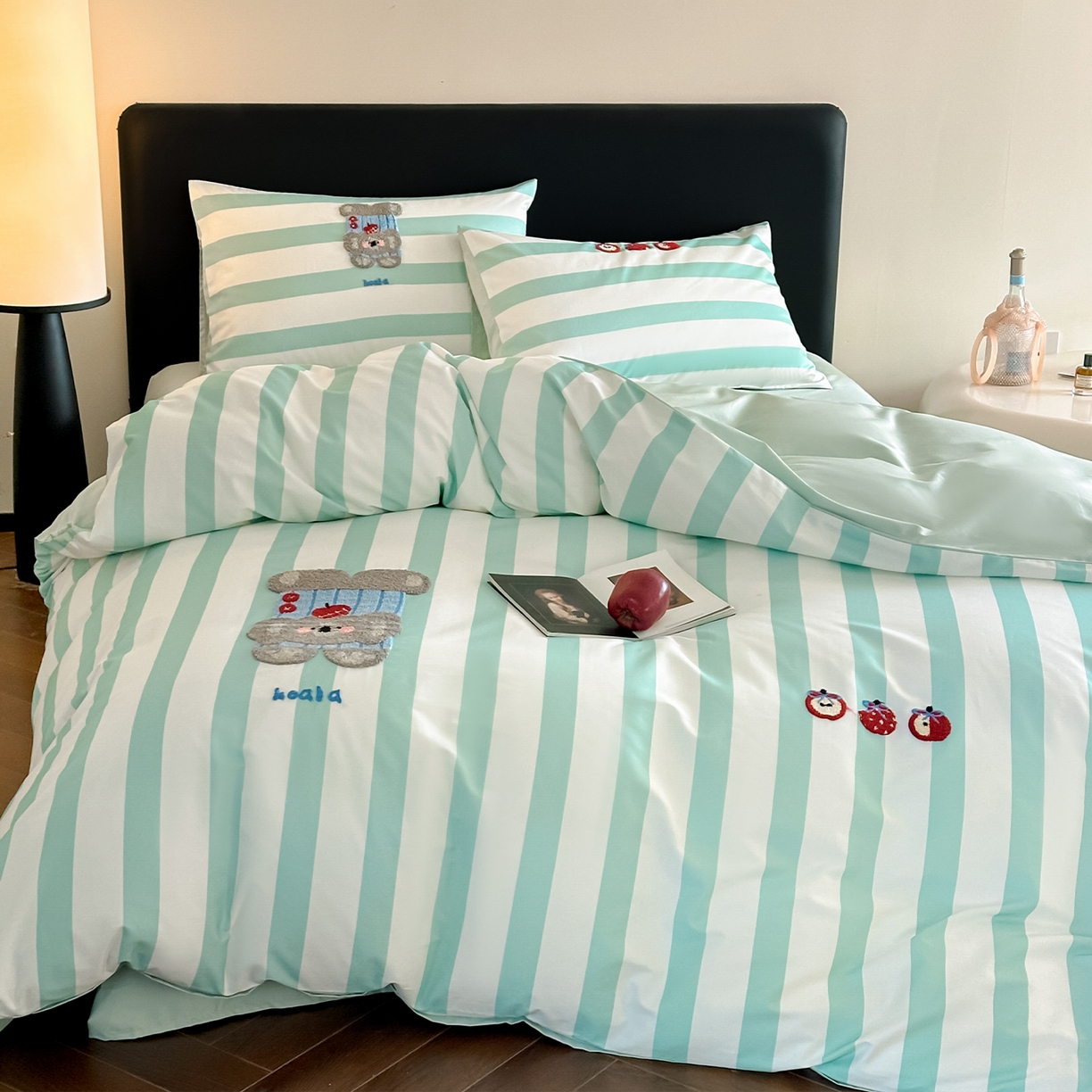 91家纺网 家纺一手货源 找家纺 （总）蓝邻家纺 2026新款50s全棉长绒棉刺绣四件套系列