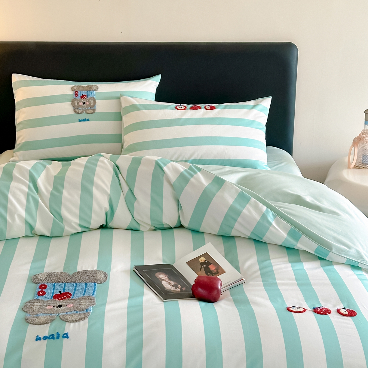 91家纺网 家纺一手货源 找家纺 （总）蓝邻家纺 2026新款50s全棉长绒棉刺绣四件套系列