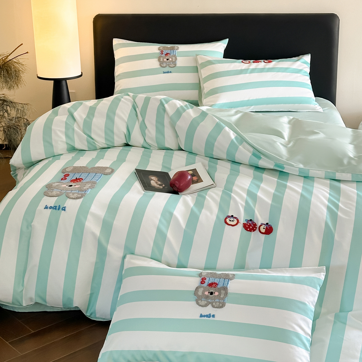 91家纺网 家纺一手货源 找家纺 （总）蓝邻家纺 2026新款50s全棉长绒棉刺绣四件套系列