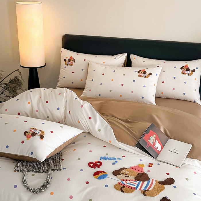 91家纺网 家纺一手货源 找家纺 （总）蓝邻家纺 2026新款50s全棉长绒棉刺绣四件套系列