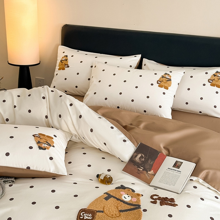 91家纺网 家纺一手货源 找家纺 （总）蓝邻家纺 2026新款50s全棉长绒棉刺绣四件套系列