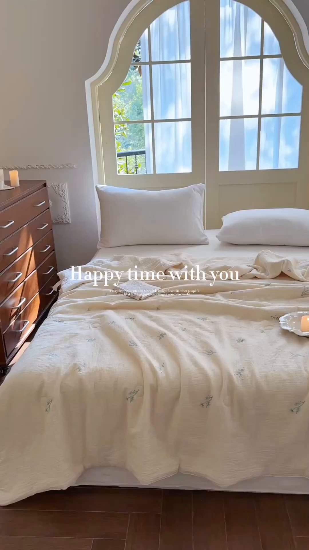 91家纺网 家纺一手货源 找家纺 木楌家居 2026新款棉麻皱皱纱刺绣款夏被-棉野序章系列 浅草风吟