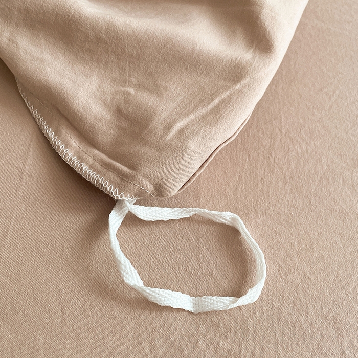 91家纺网 家纺一手货源 找家纺 yyds网供 2026新款复古刺绣绑带款水洗棉四件套三件套仿全棉纯棉汉麻被套A类高克重-蝶舞系列 绑带款蝶舞-素咖