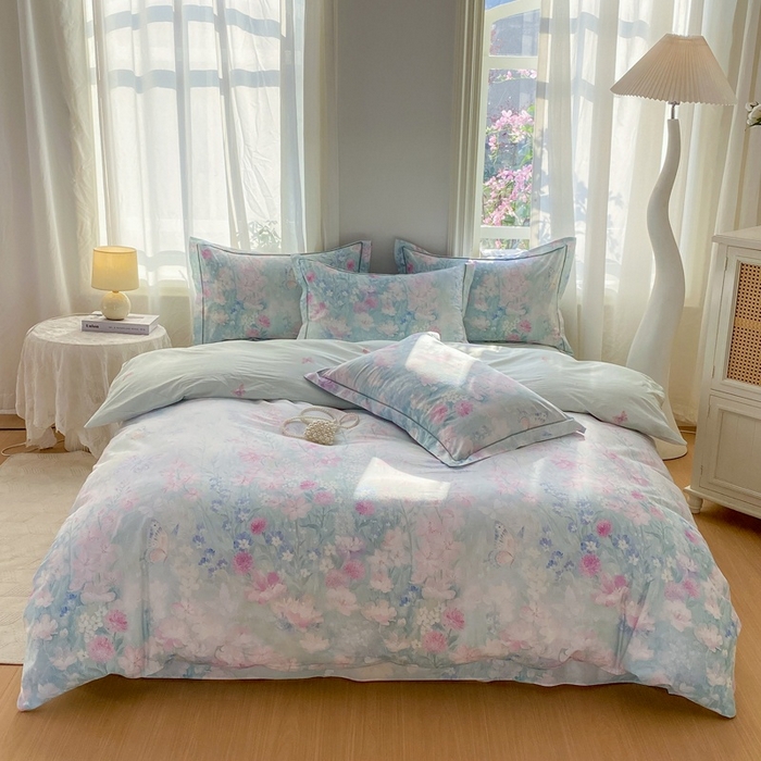 91家纺网 家纺一手货源 找家纺 （总）凌鼎 2026新款全棉数码印花四件套