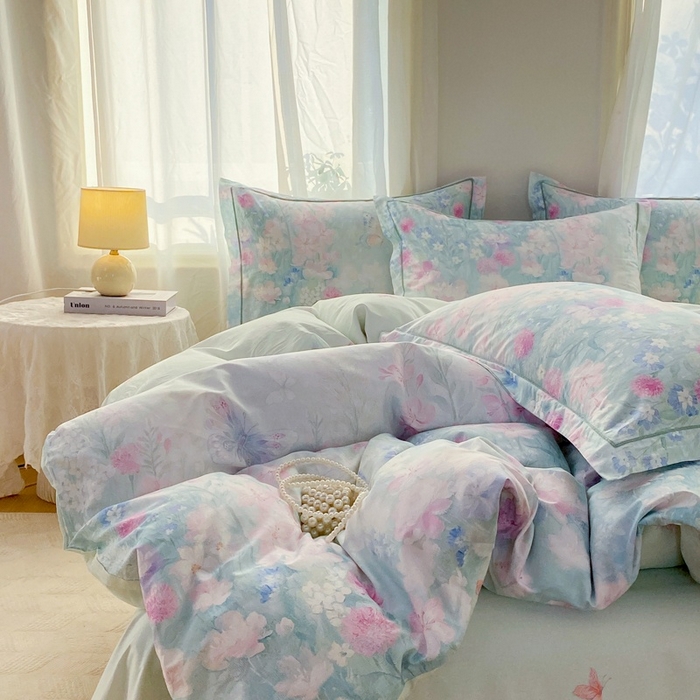 91家纺网 家纺一手货源 找家纺 （总）凌鼎 2026新款全棉数码印花四件套