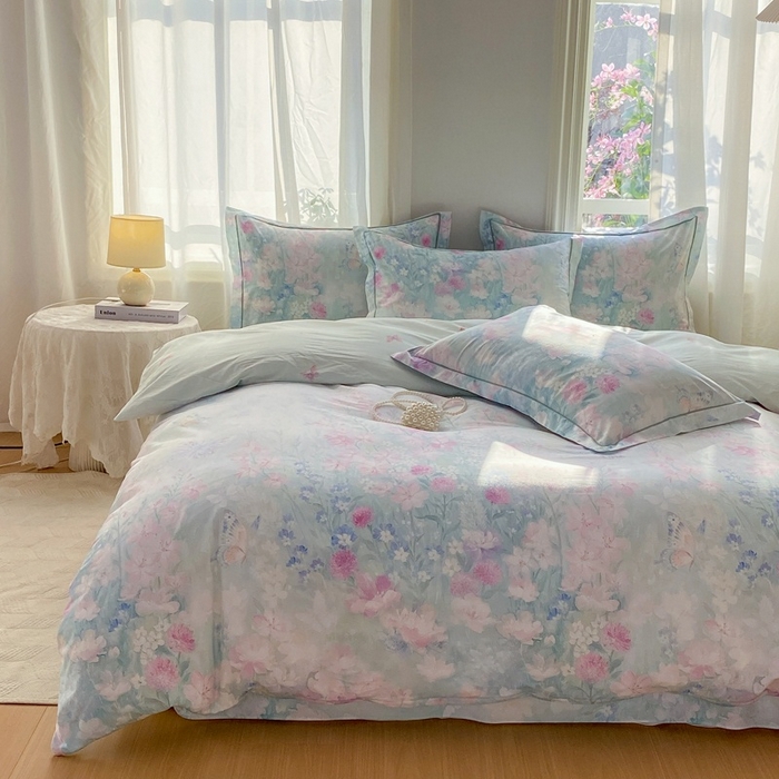 91家纺网 家纺一手货源 找家纺 （总）凌鼎 2026新款全棉数码印花四件套