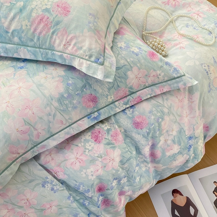 91家纺网 家纺一手货源 找家纺 （总）凌鼎 2026新款全棉数码印花四件套