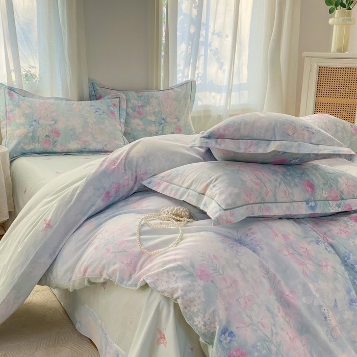 91家纺网 家纺一手货源 找家纺 （总）凌鼎 2026新款全棉数码印花四件套