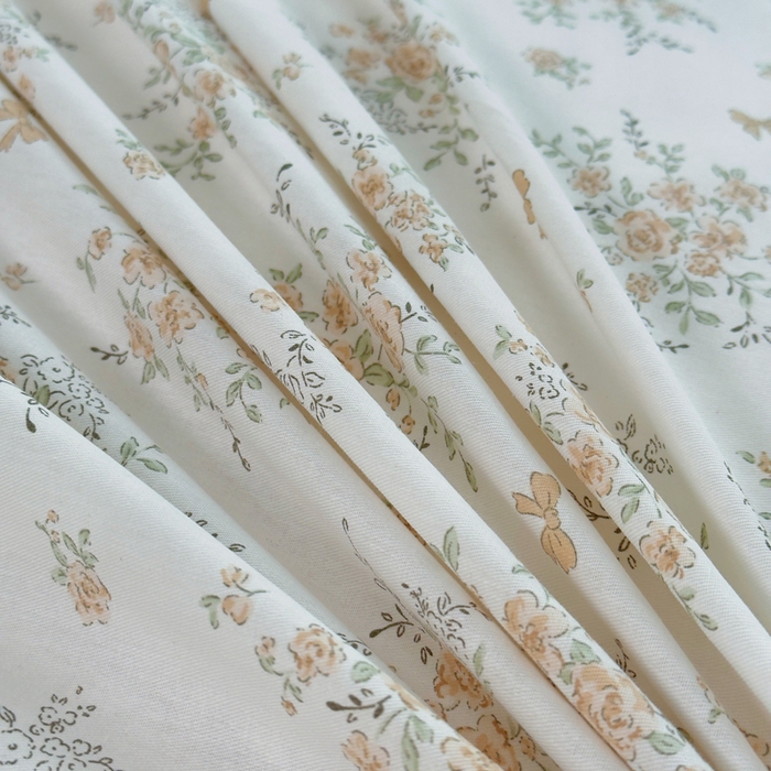 91家纺网 家纺一手货源 找家纺 铭博家纺 新款直播爆款网红全棉四件套13070印花吊边一字绣纯棉被套工艺款 雅花意