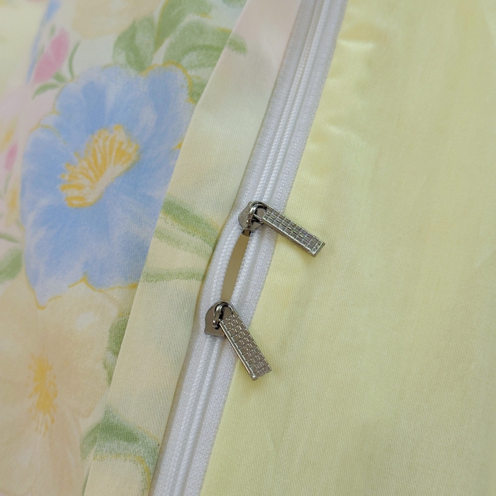 91家纺网 家纺一手货源 找家纺 铭博家纺 2025新款直播热款全棉吊边一字绣工艺款13070印花全棉单床单 琪花瑶草