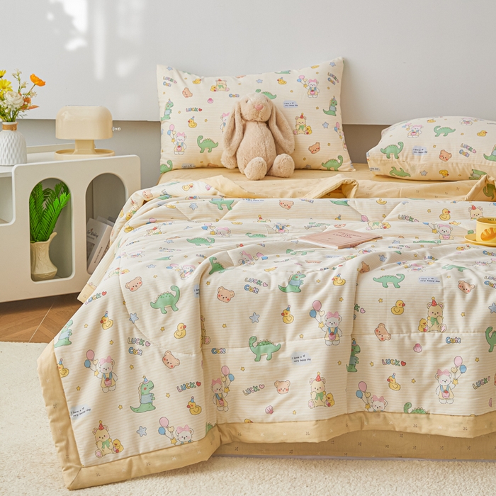 91家纺网 家纺一手货源 找家纺 （总）尊妙被业 2026新款小清新花卉里外全棉纯棉棉花被夏被夏凉被空调被