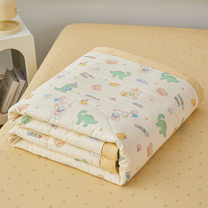 91家纺网 家纺一手货源 找家纺 （总）尊妙被业 2026新款小清新花卉里外全棉纯棉棉花被夏被夏凉被空调被