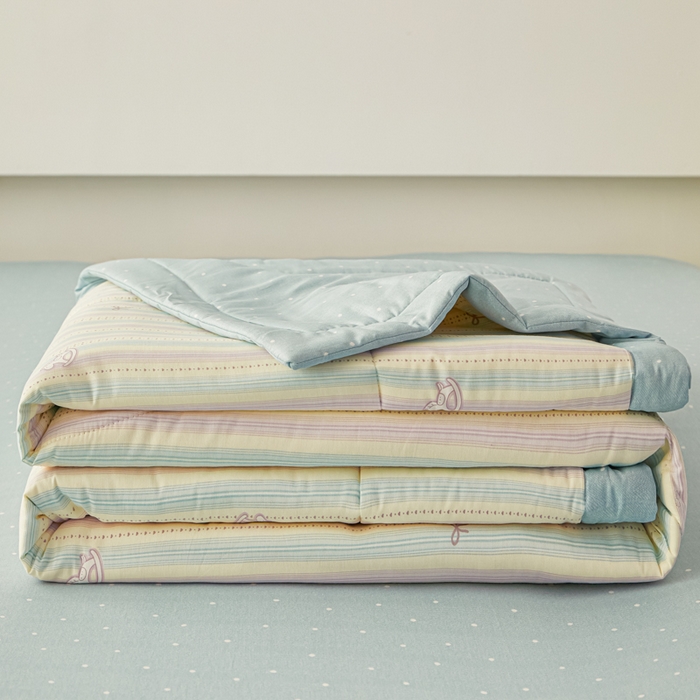 91家纺网 家纺一手货源 找家纺 尊妙被业 2026新款小清新花卉里外全棉纯棉棉花被夏被夏凉被空调被 马上有钱