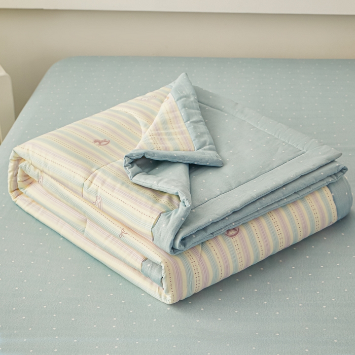 91家纺网 家纺一手货源 找家纺 尊妙被业 2026新款小清新花卉里外全棉纯棉棉花被夏被夏凉被空调被 马上有钱