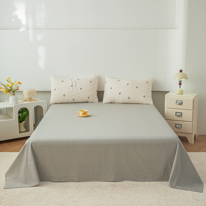 91家纺网 家纺一手货源 找家纺 尊妙被业 2026新款小清新花卉里外全棉纯棉棉花被夏被夏凉被空调被 墨兰樱桃