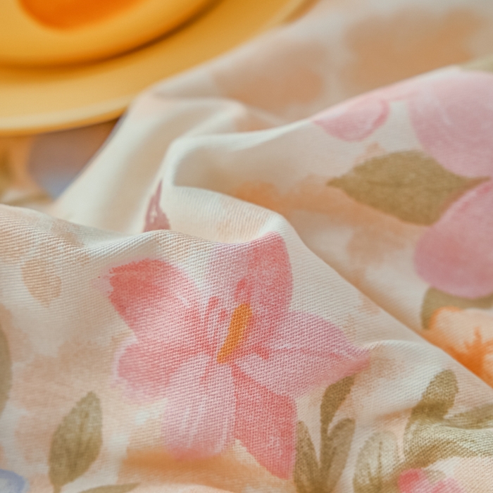 91家纺网 家纺一手货源 找家纺 尊妙被业 2026新款小清新花卉里外全棉纯棉棉花被夏被夏凉被空调被 浅樱故事