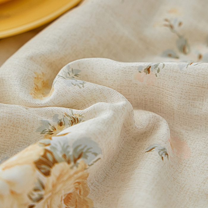 91家纺网 家纺一手货源 找家纺 尊妙被业 2026新款小清新花卉里外全棉纯棉棉花被夏被夏凉被空调被 蔷薇的故事-黄